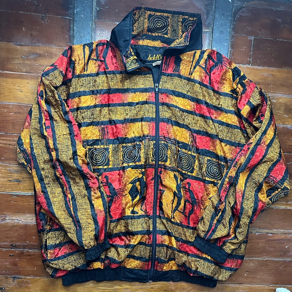 Bold African Print Jacket